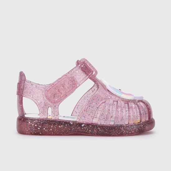 igor Yazlık Çocuk Sandaleti Tobby Multi Glitter- Unicorn Pembe