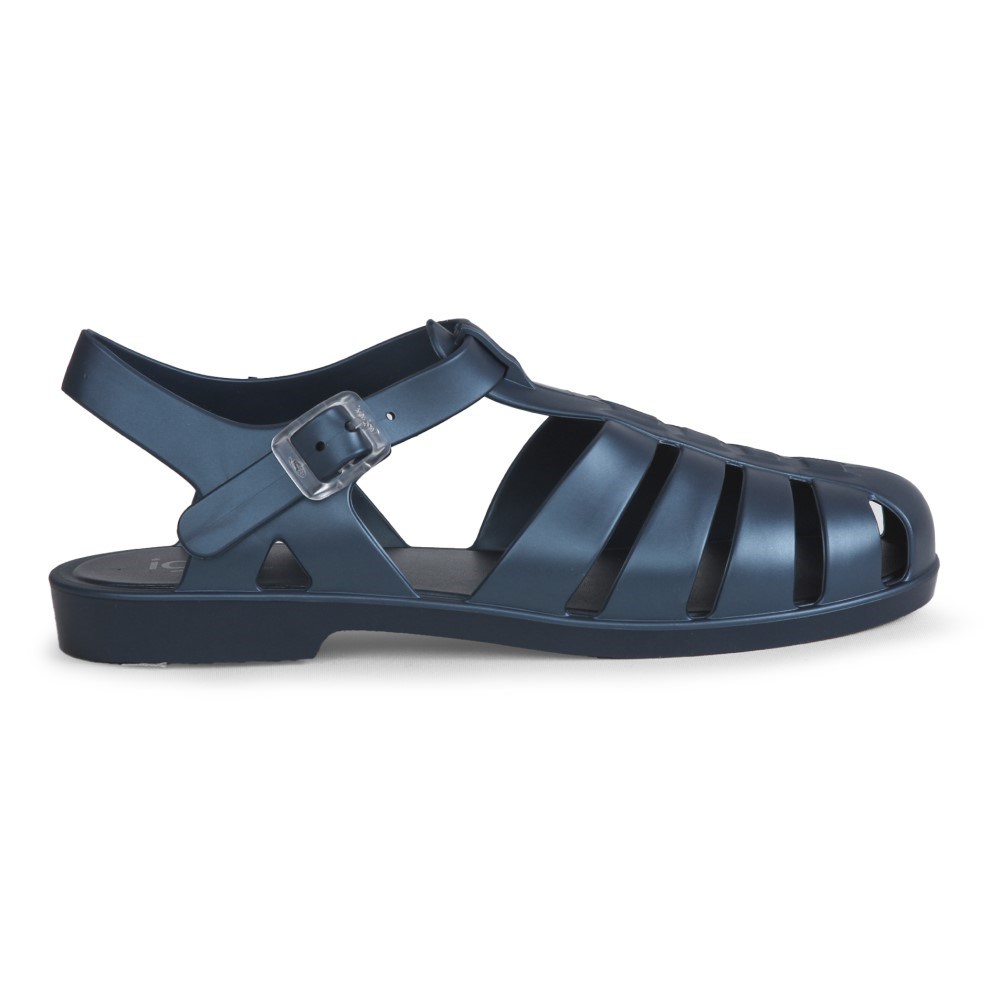 İgor Yazlık Kadın Sandaleti Biarritz Metal Marino Navy Gri