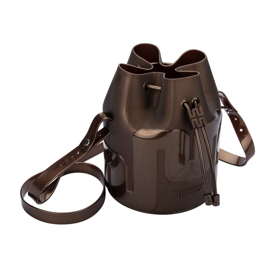 Mini Melissa Station Bucket Bag Kahverengi 