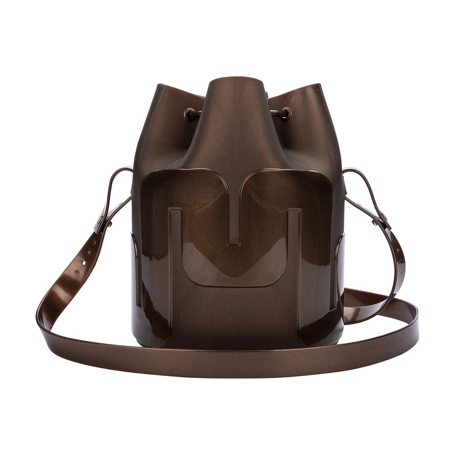 Mini Melissa Station Bucket Bag Kahverengi 