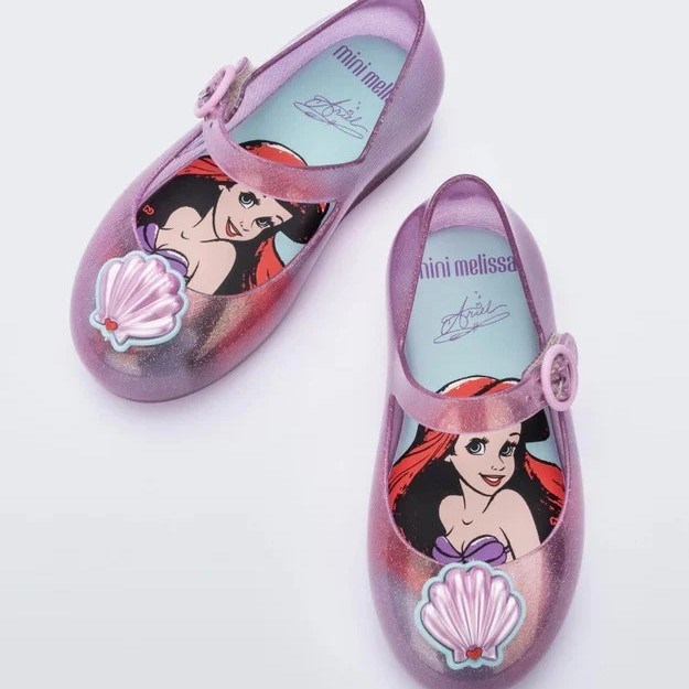 Mini Melissa Sweet Love Bebek Sandaleti Disney Prenses Mor