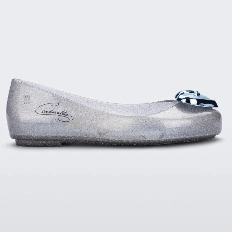 Mini Melissa Sweet Love Çocuk Sandaleti Disney Prenses Gri