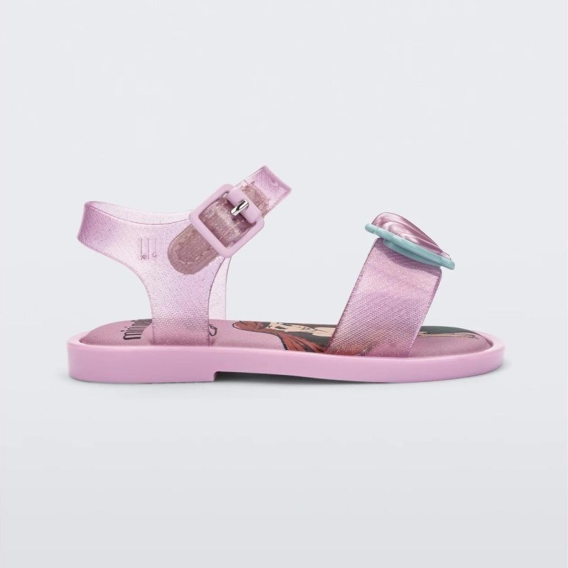 Mini Melissa Mar Sandal Bebek Sandaleti Disney Princess Pembe