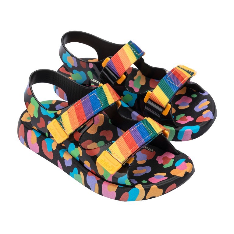 Mini Melissa Mix Çocuk Sandaleti Siyah