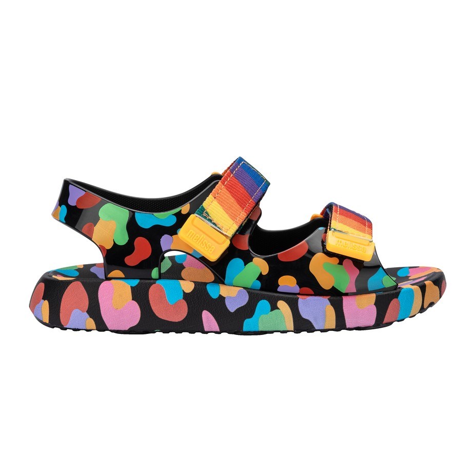 Mini Melissa Mix Çocuk Sandaleti Siyah