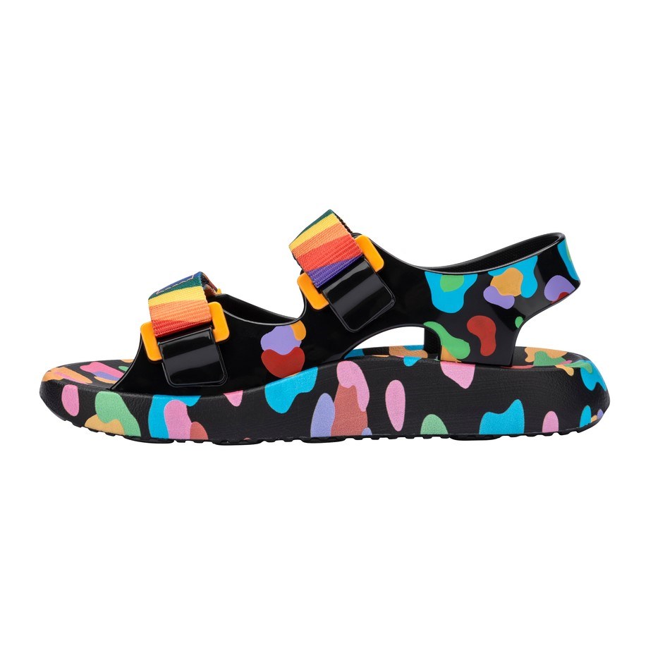 Mini Melissa Mix Çocuk Sandaleti Siyah