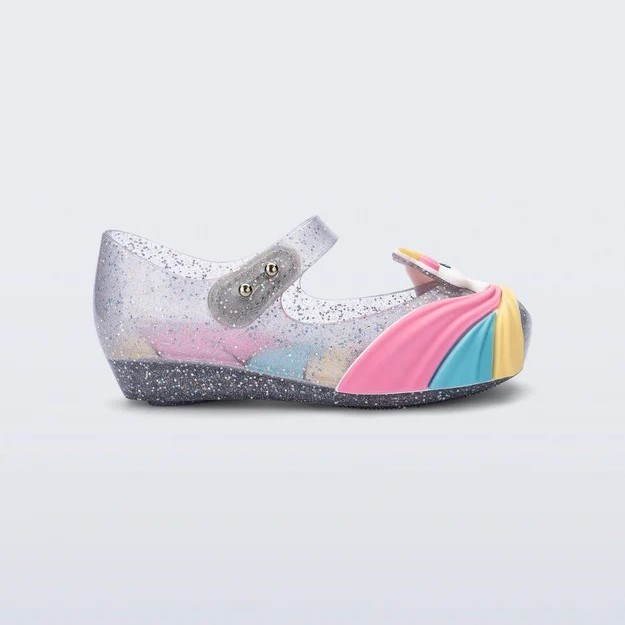 Mini Melissa Ultragirl Uni Bebek Sandaleti Gri