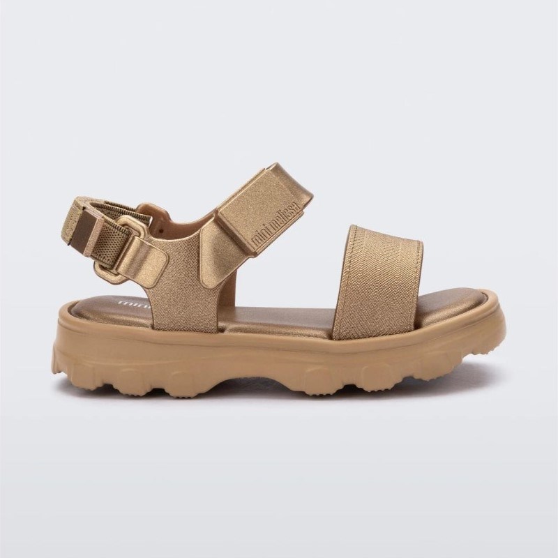 Mini Melissa Kick Off Bebek Sandaleti Kahverengi 