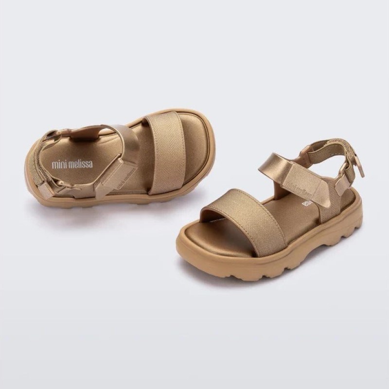 Mini Melissa Kick Off Bebek Sandaleti Kahverengi 