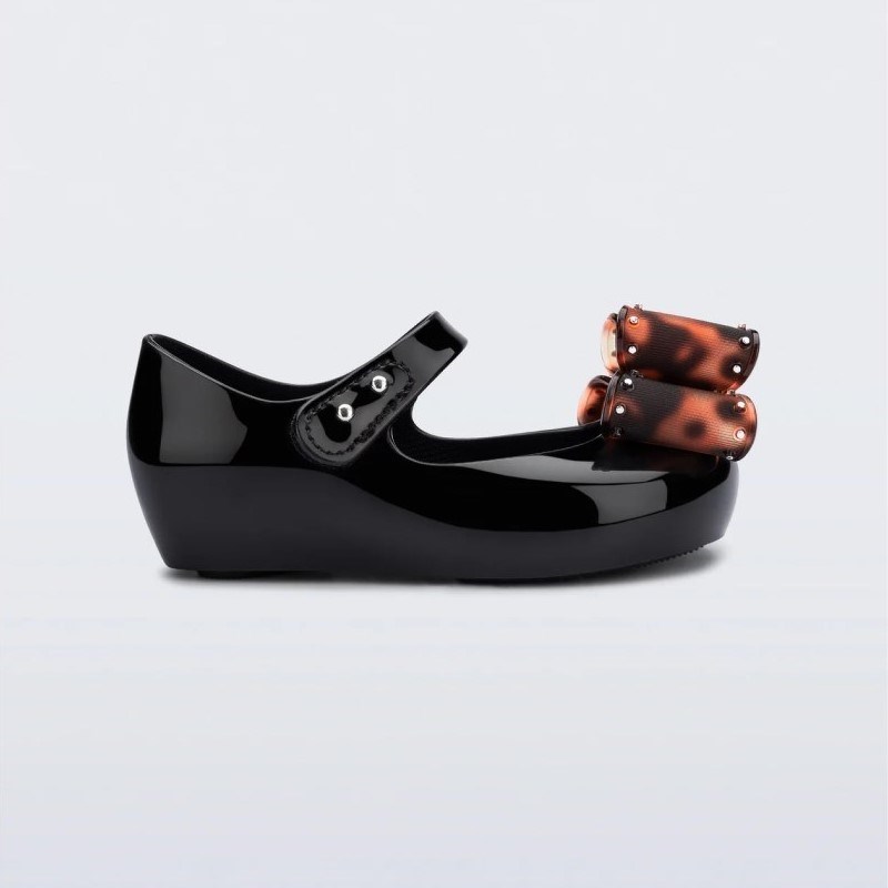 Mini Melissa Ultragirl Bebek Sandaleti Klasik Siyah