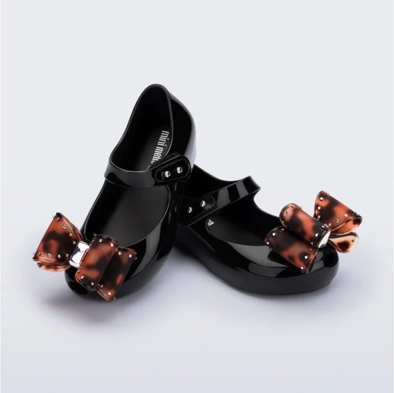 Mini Melissa Ultragirl Bebek Sandaleti Klasik Siyah