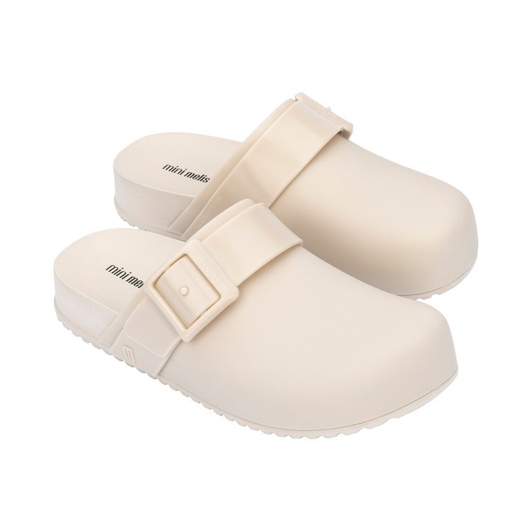 Mini Melissa Cozy Clog Çocuk Terlik Beyaz