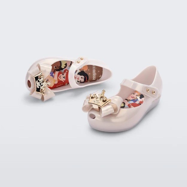 Mini Melissa Ultragirl Bebek Sandaleti Disney Prenses Krem