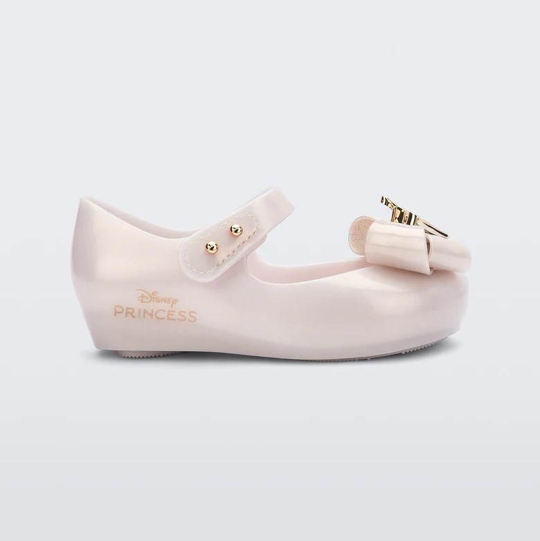 Mini Melissa Ultragirl Bebek Sandaleti Disney Prenses Krem
