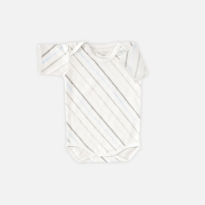Mi Espiga United Bebek 3'Lü Kısa Kollu Body Set Beyaz