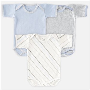 Mi Espiga United Bebek 3'Lü Kısa Kollu Body Set