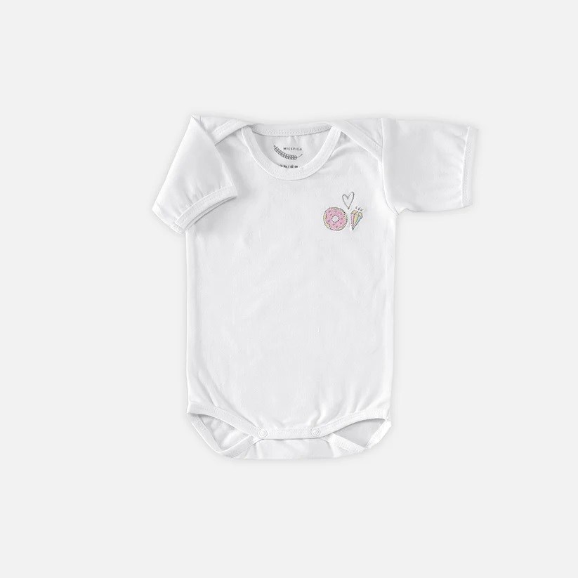 Mi Espiga Sweet Dream Bebek Kısa Kollu Body 3'lü Set Pembe