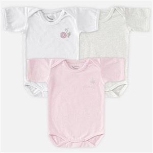 Mi Espiga Sweet Dream Bebek Kısa Kollu Body 3'lü Set