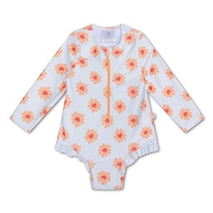Swim Essentials Fermuarlı Uzun Kollu Mayo- Flower