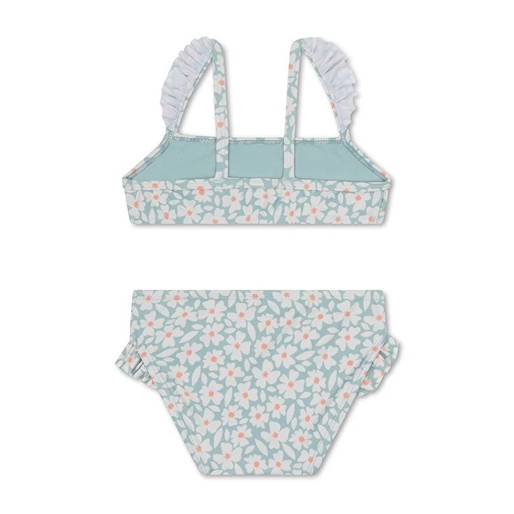 Swim Essentials Uv Korumalı Kız Çocuk Bikini- Florish Green Yeşil
