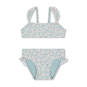 Swim Essentials Uv Korumalı Kız Çocuk Bikini- Florish Green