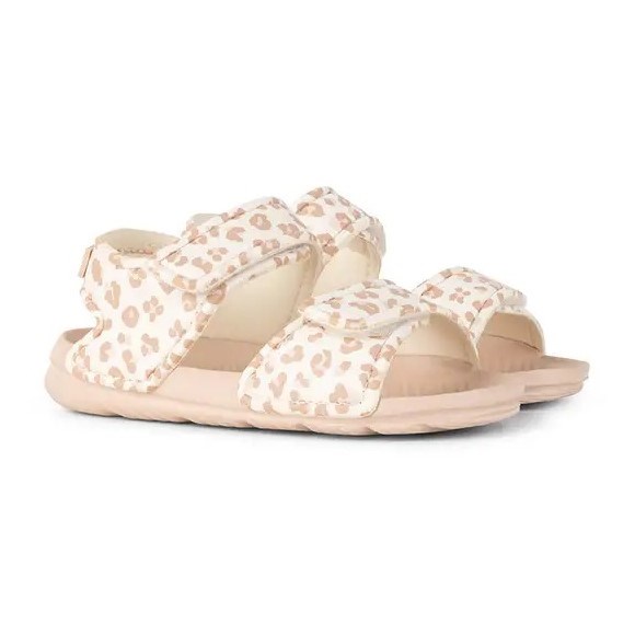 Swim Essentials Kız Çocuk Sandalet-  Leopar Beyaz