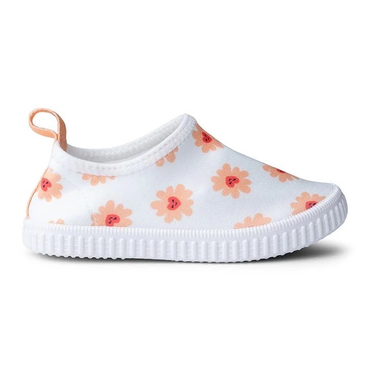 Swim Essentials Çocuk Kaydırmaz Deniz Havuz Patiği-Flower Beyaz