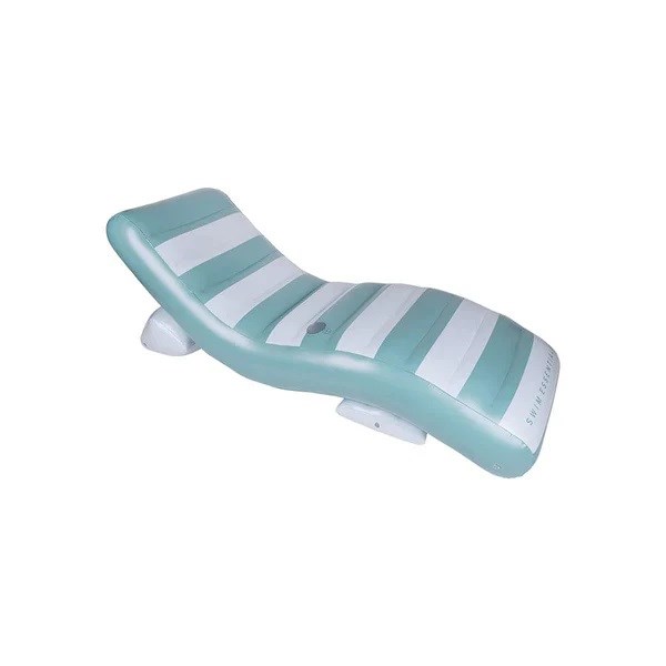 Swim Essentials Green White Şişme Lounge Yatak 180cm 