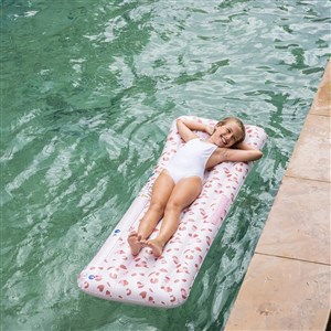 Swim Essentials Old Pink Leopard Şişme Deniz ve Havuz Yatağı 177cm