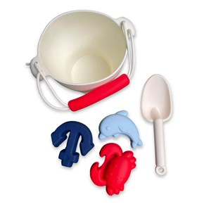 Swim Essentials Ocean Silikon Oyuncak Seti - Kova, Kürek ve 3 adet Kalıp
