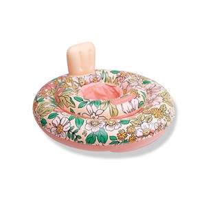 Swim Essentials Pink Blossom Bebek Sırt Destekli Yüzme Simidi 0-1 Yaş