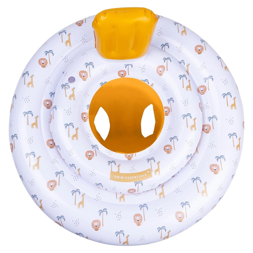 Swim Essentials Jungle Bebek Sırt Destekli Yüzme Simidi 0-1 Yaş 
