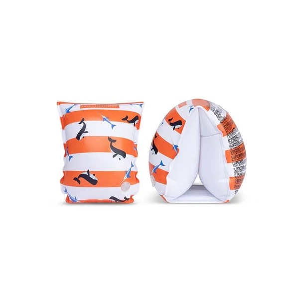 Swim Essentials Red White Whale Şişme Yüzme Kolluğu 2-6 Yaş 