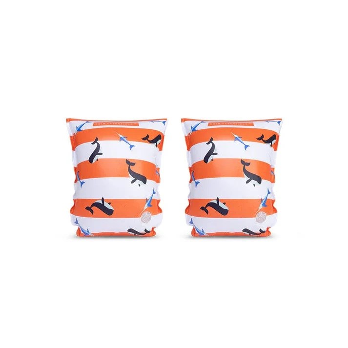 Swim Essentials Red White Whale Şişme Yüzme Kolluğu 2-6 Yaş 