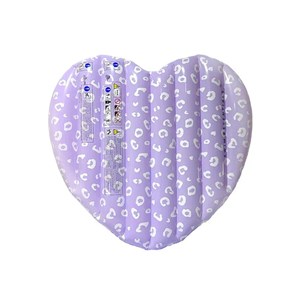 Swim Essentials Leopard Lila Surfboard Tutacaklı Şişme Deniz ve Havuz Yatağı 120cm