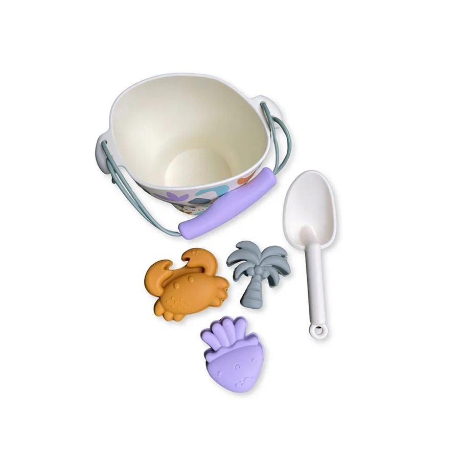 Swim Essentials Abstract Silikon Oyuncak Seti - Kova, Kürek ve 3 adet Kalıp 