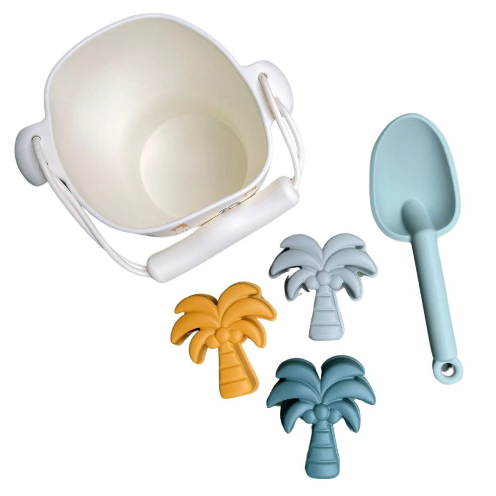 Swim Essentials Jungle Silikon Oyuncak Seti - Kova, Kürek ve 3 adet Kalıp 