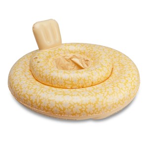 Swim Essentials Yellow Flowers Bebek Sırt Destekli Yüzme Simidi 0-1 Yaş
