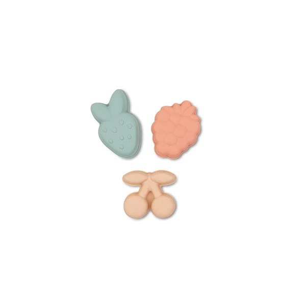 Swim Essentials Green Flowers Silikon Oyuncak Seti - Kova, Kürek ve 3 adet Kalıp 