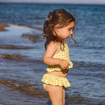 Sand Mother UPF 50+ Bikini Set - Honey Mustard Sarı