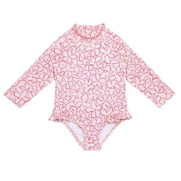 Sand Mother UPF 50+ Uzun Kollu Mayo- Lilac Blossom Pembe
