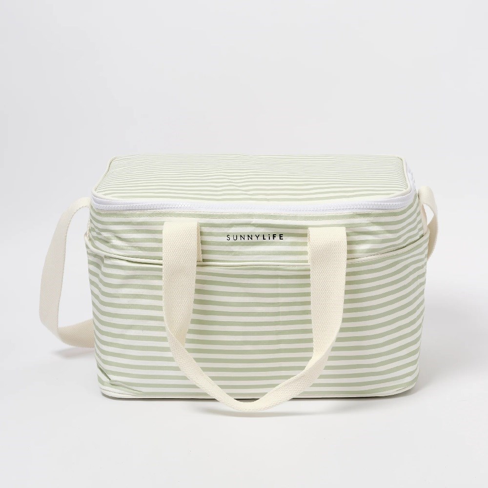 Sunnylife  Soğutucu Çanta - Palma Sage Stripe 