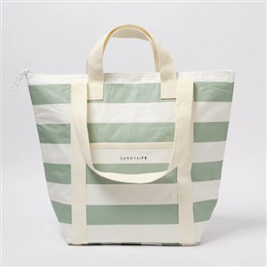 Sunnylife  Soğutucu Çanta - Palma Sage Stripe