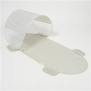 Sunnylife Gölgelikli Yer Şezlongu- La Palma Sage Stripe