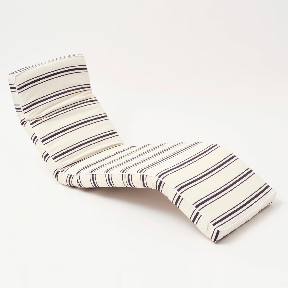 Sunnylife Taşınabilir Plaj Yatağı - Charcoal Stripe 