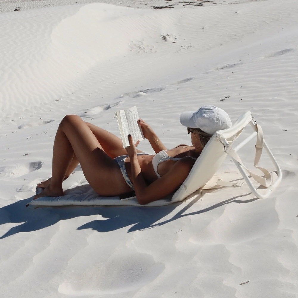 Sunnylife Yatar Plaj Sandalyesi -Cream 