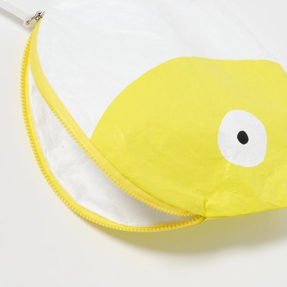 Sunnylife Çocuk Islak/Kirli Çantası Fish Neon Sarı 
