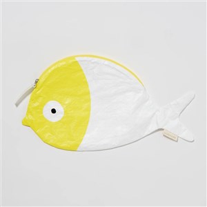 Sunnylife Çocuk Islak/Kirli Çantası Fish Neon Sarı