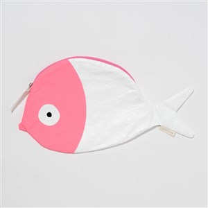 Sunnylife Çocuk Islak/Kirli Çantası Fish Neon Pembe