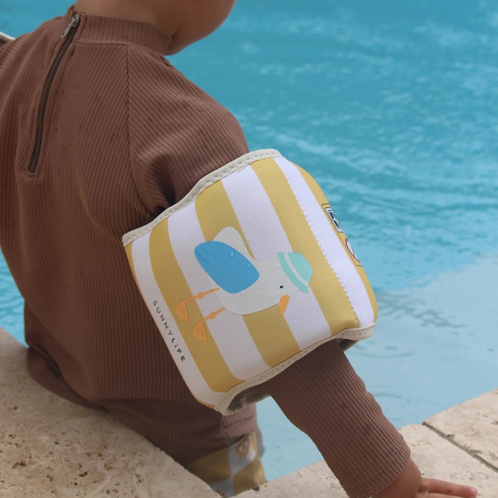 Sunnylife Çocuk Kolluk Mustard Stripe 
